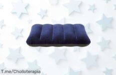Descubre la almohada hinchable intex súper resistente e impermeable perfecta para viajar con un ofertón y precio loco nunca visto ¡aprovecha ya este descuento brutal antes que se agote!