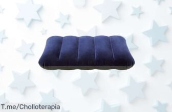 Descubre la almohada hinchable intex súper resistente e impermeable perfecta para viajar con un ofertón y precio loco nunca visto ¡aprovecha ya este descuento brutal antes que se agote!