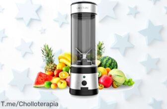 Descubre la batidora portátil Cecotec con potencia brutal y cuchillas de titanio que duran un montón aprovecha este super chollo con precio loco y descuento brutal ¡Corre que vuela!