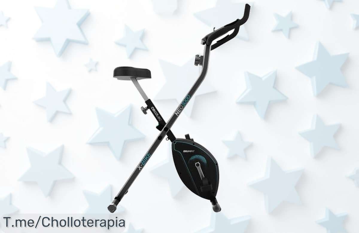 Descubre la bicicleta estática Cecotec XBike 3000 con resistencia magnética diseño plegable y pantalla LCD a precio de ganga aprovecha el ofertón limitado ¡compra ya!