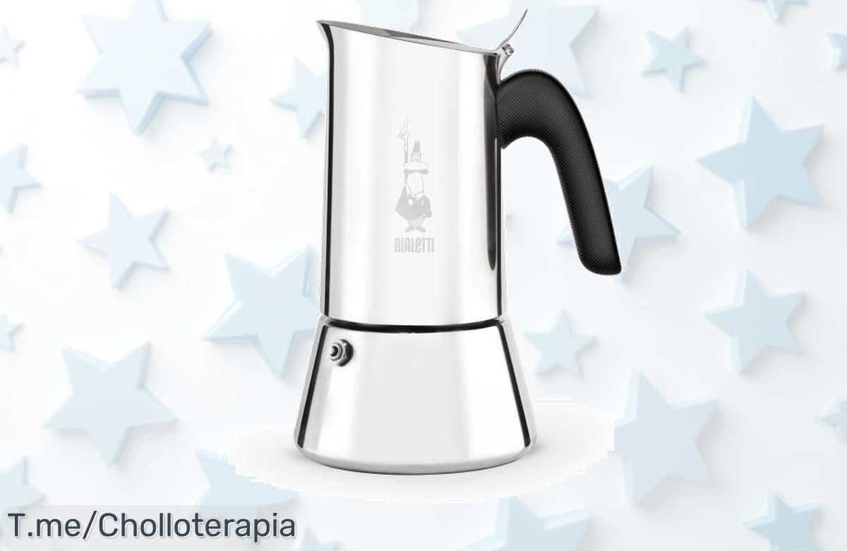 Descubre la cafetera Bialetti Venus en acero inoxidable con descuento brutal nunca visto disfruta de café perfecto y corre por este super chollo a precio loco ¡últimas unidades!