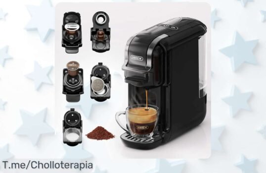 Descubre la cafetera Nespresso portátil HiBREW 5 en 1 con súper presión y depósito gigante disfruta del mejor café donde quieras ahora con descuento brutal ¡ofertón único corre!