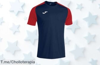 Descubre la camiseta Joma Academy IV, seca al instante y sin olores, ¡ofertón limitado con un precio loco! No te quedes sin la tuya, corre ya a comprarla