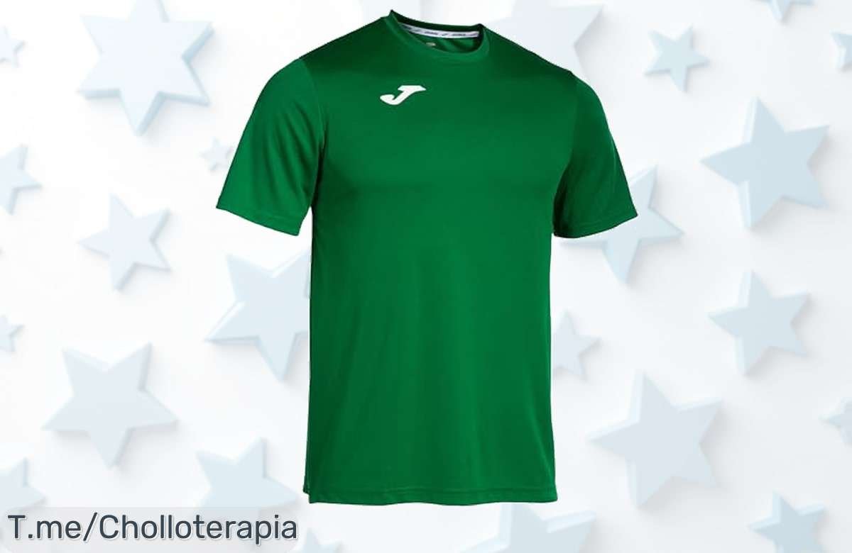 Descubre la camiseta Joma combi m/c verde para hombre con secado ultra rápido que te hará volar en movimiento aprovecha este ofertón único y actúa ya precio loco por tiempo limitado