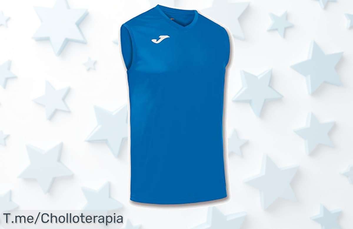 Descubre la camiseta Joma sin mangas a un precio loco y ligera, ideal para cualquier deporte. Durabilidad asombrosa y secado rápido, ¡aprovéchala antes que se acabe!