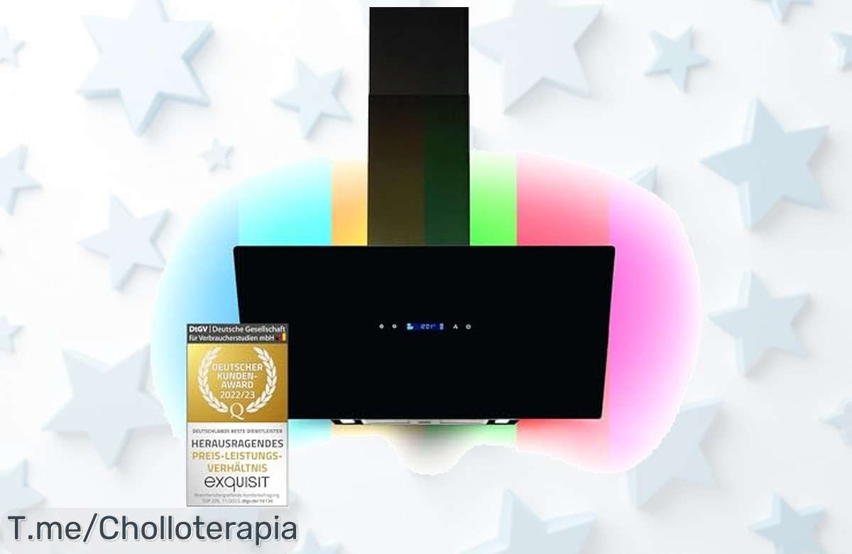 Descubre la campana extractora más potente y silenciosa que jamás viste, con iluminación LED perfecta. ¡Aprovecha este ofertón antes de que se agote!
