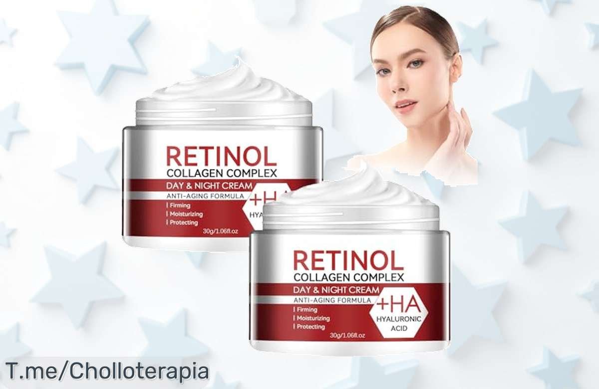 Descubre la crema de retinol que reafirma tu piel y borra arrugas al instante precio loco nunca visto aprovecha este ofertón limitado antes que se acabe