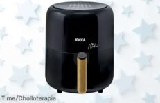 Descubre la freidora Jocca 3,8L con pantalla táctil y potencia de vértigo a un precio loco que no volverás a ver aprovecha este ofertón ya antes que se acaben las unidades