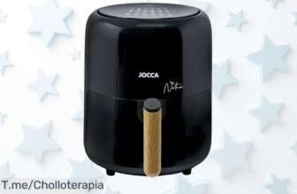 Descubre la freidora Jocca 3,8L con pantalla táctil y potencia de vértigo a un precio loco que no volverás a ver aprovecha este ofertón ya antes que se acaben las unidades
