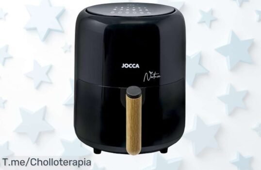 Descubre la freidora Jocca 3,8L con pantalla táctil y potencia de vértigo a un precio loco que no volverás a ver aprovecha este ofertón ya antes que se acaben las unidades