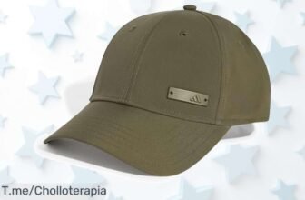 Descubre la gorra adidas unisex olive con visera curvada precio loco y descuento brutal que no volverás a ver compra ya este super chollo único antes de que se agoten