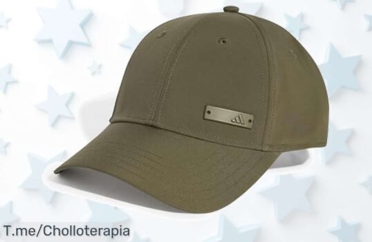Descubre la gorra adidas unisex olive con visera curvada precio loco y descuento brutal que no volverás a ver compra ya este super chollo único antes de que se agoten