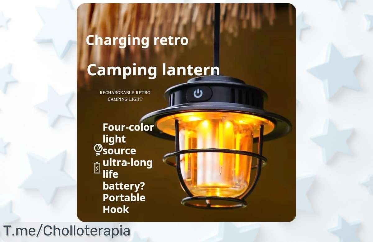 Descubre la lámpara LED colgante retro a un precio loco, con luz portátil y atenuación continua. Hazte con el super chollo antes de que se acabe, ¡no esperes más!