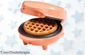 Descubre la mini gofrera muñeco de nieve con antiadherente el super chollo para snacks rápidos y fáciles aprovecha este ofertón de descuento brutal precio de ganga que se va ya