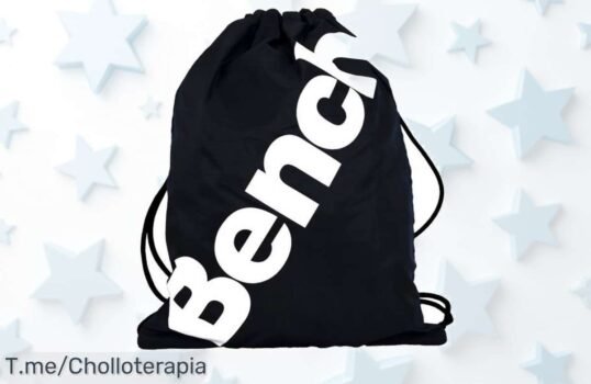 Descubre la mochila saco DSTNEGRO con caída de precio brutal un super chollo nunca visto para que lleves todo al gym sin líos corre antes que se agote esta oferta única y de precio de ganga