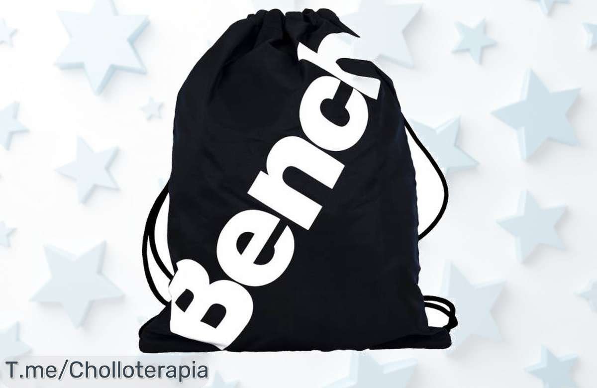 Descubre la mochila saco DSTNEGRO con caída de precio brutal un super chollo nunca visto para que lleves todo al gym sin líos corre antes que se agote esta oferta única y de precio de ganga