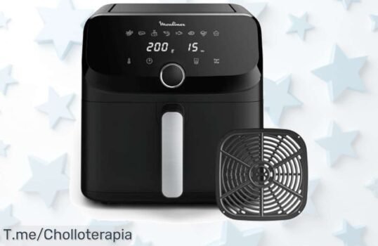 Descubre la moulinex easy fry mega con mega capacidad para 8 raciones ¡ofertón nunca visto y precio loco! No esperes más, aprovecha este descuento brutal ya mismo