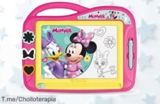 Descubre la pizarra magnética Minnie con 3 sellos para dibujar y borrar sin parar a precio loco un ofertón único que no puedes dejar pasar compra ya antes que vuelen