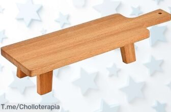 Descubre la tabla de acacia súper resistente y llena de estilo con un descuento brutal precio loco solo por tiempo limitado aprovecha este ofertón antes que desaparezca actúa ya
