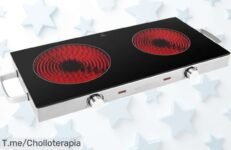 Descubre la vitrocerámica doble ProfiCook que cocina rápido y fácil de limpiar con control total al mejor precio loco aprovecha este ofertón único antes que desaparezca