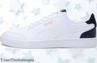 Descubre las Puma Shuffle blancas y doradas con amortiguación que cuidan tus pies precio de ganga nunca visto super chollo limitado ¡compra ya antes que vuelen!