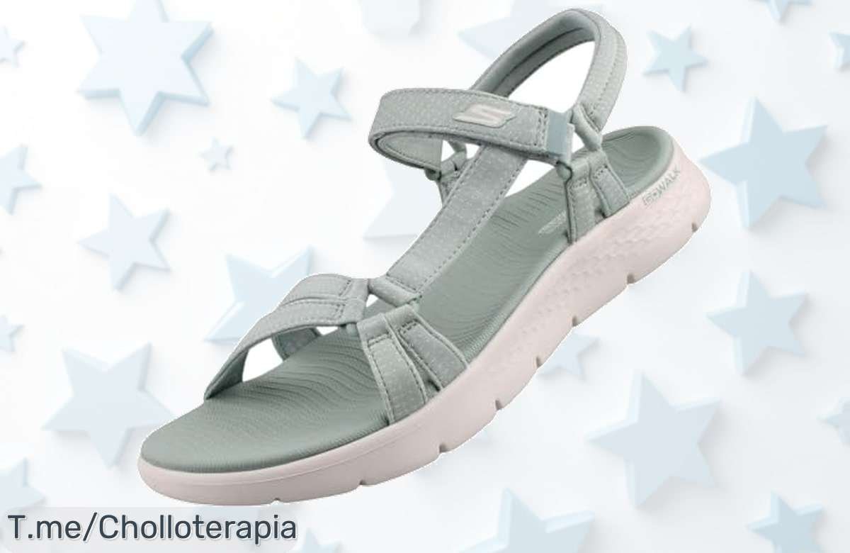 Descubre las Skechers Go Walk Flex sandalias livianas que desafían la lluvia con un descuento brutal nunca visto aprovecha este prixio de ganga ya mismo