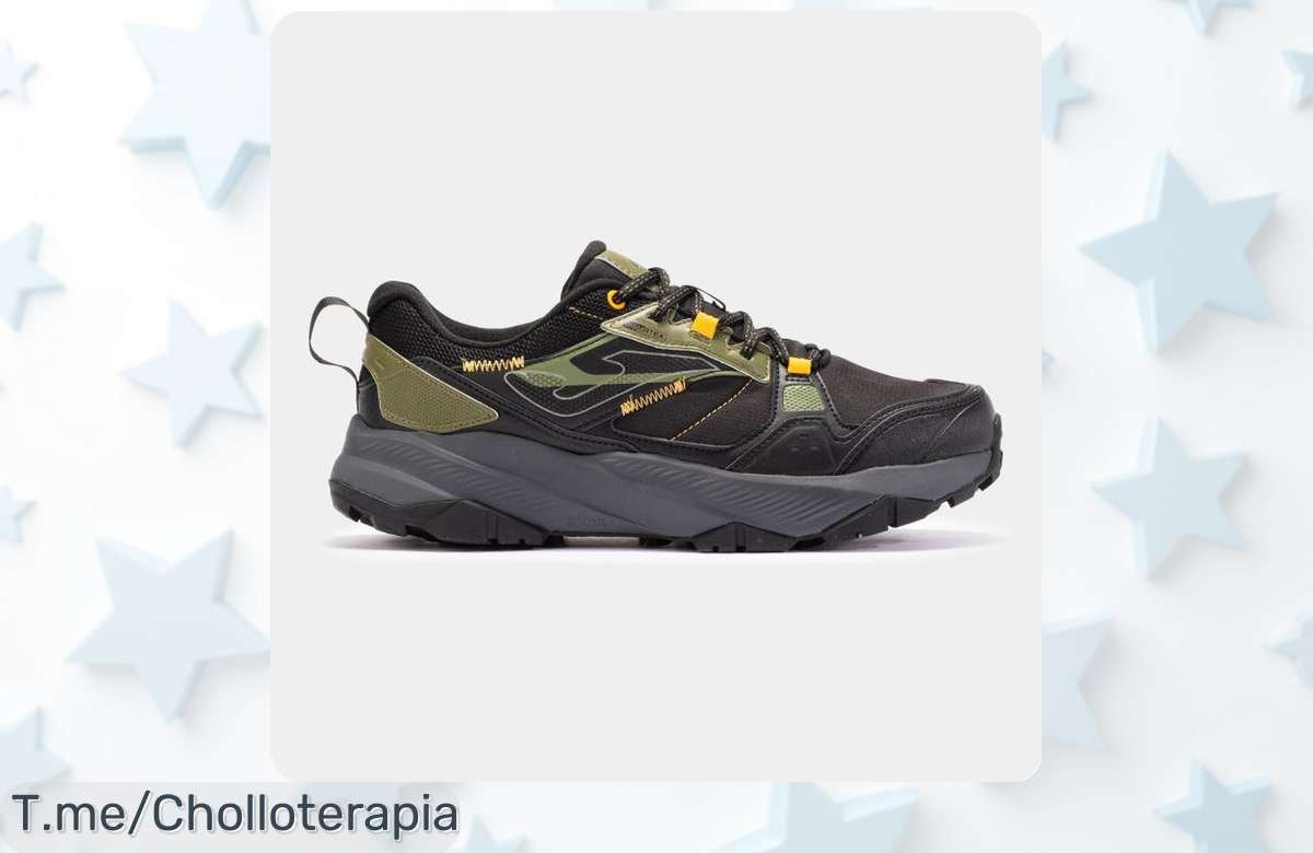 Descubre las zapatillas trekking Joma Rift negro con Aislatex resistencia top un ofertón único que mejora tus rutas ¡precio loco nunca visto corre y aprovecha este descuento brutal ya!