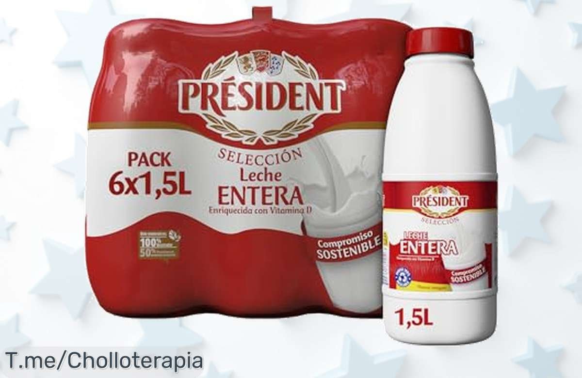Descubre leche presidente sin gluten y azúcares con vitamina d cremosita en pack único a precio loco unna oferta brutal que no puedes dejar pasar ¡aprovecha ya!