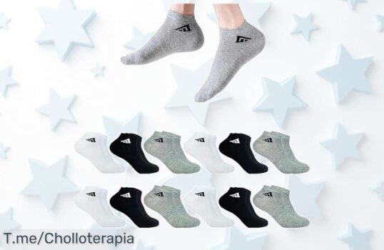 Descubre los 12 pares de calcetines tobilleros súper transpirables con descuento brutal y absorción perfecta aprovecha este super chollo antes que termine el precio loco