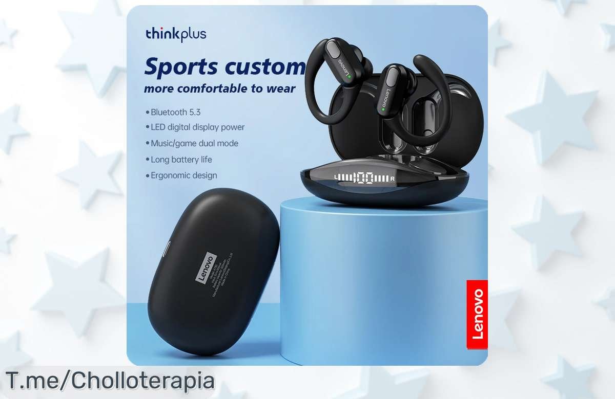 Descubre los Auriculares Inalámbricos Lenovo XT80: Sonido Estéreo para Tus Entrenos a Precio Loco. ¡Aprovecha Este Ofertón y No Te Quedes Sin Ellos!