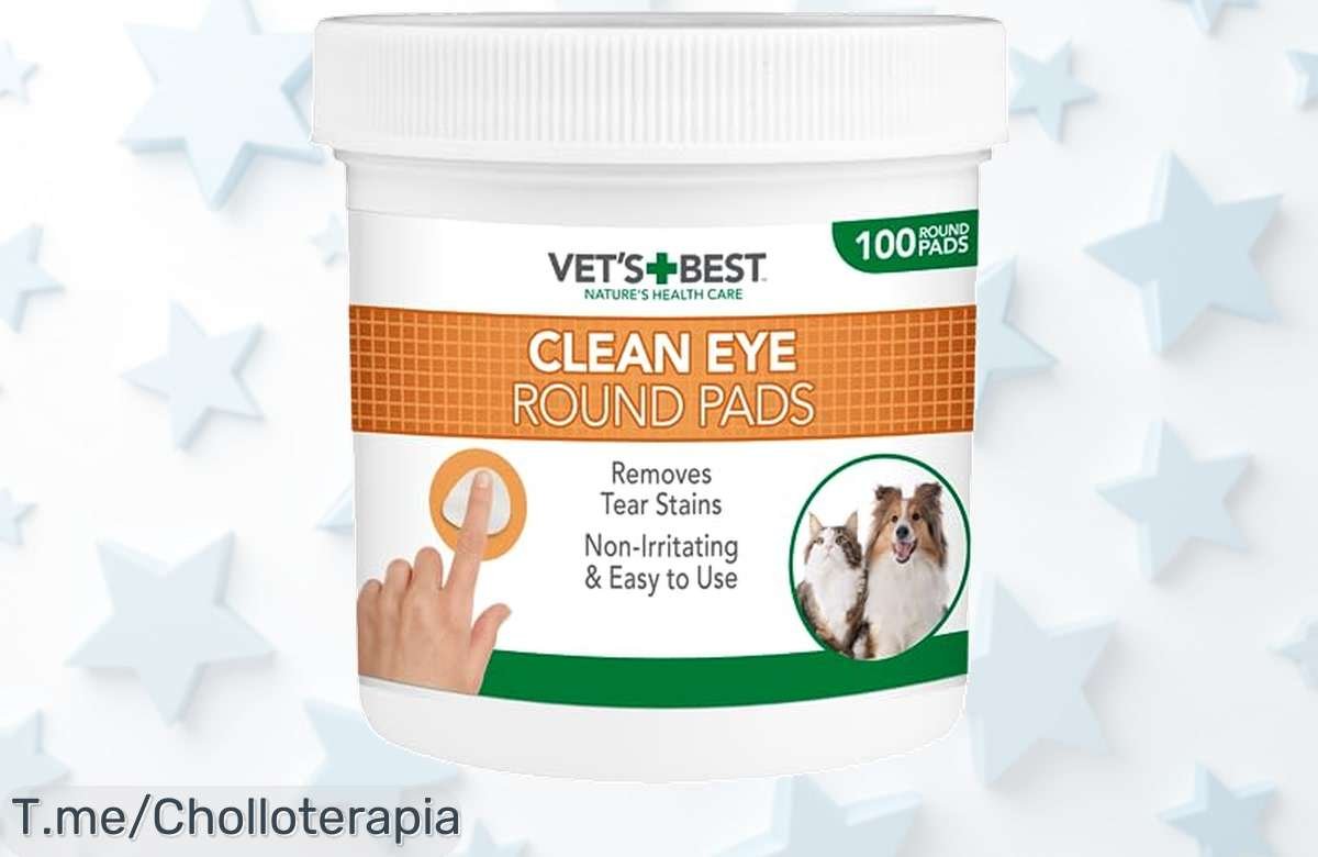 Descubre vet’s best almohadillas para ojos de perros suavidad natural que elimina manchas sin irritar precio loco y descuento brutal por tiempo limitado ¡aprovecha ya este super chollo!