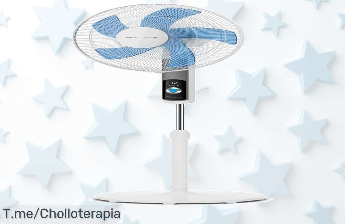 Descuento brutal en Rowenta Turbo Silence, el ventilador que te refresca a 7,2m y solo suena como un susurro. No dejes pasar este super chollo ¡Compra ahora antes de que se agote!