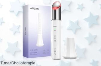 Despierta tu mirada con el Anlan Dispositivo de Belleza Ocular, elimina arrugas y ojeras al instante en un super chollo que no puedes dejar pasar ¡Compra ya antes de que se agote!