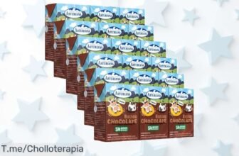 Disfruta del batido de chocolate Central Lechera Asturiana pack 18 briks con vitaminas pronto en precio loco aprovecha este ofertón único y lleva energía ya ¡único y limitado!