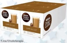 Disfruta del mejor café con leche Nescafé Dolce Gusto en cápsulas super chollo con descuento brutal precio de ganga única y limitada corre antes que se acabe