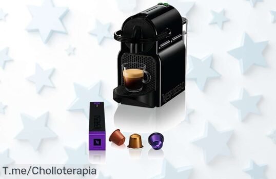 Disfruta el nespresso De'Longhi Inissia con 19 bares y calentado en segundos a precio loco un super chollo que transforma tu café en experiencia única oferta limitada actúa ya