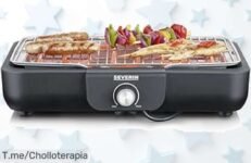 Disfruta la barbacoa de mesa Severin con calentado rápido y calor parejo al mejor precio loco aprovecha este ofertón único que vuela ya no lo dejes pasar