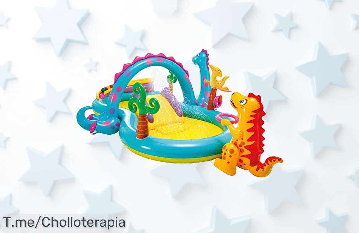 Diversión a lo grande con el Intex Centro Juegos Hinchable Dinos ¡Precio loco y oferta limitada! Disfruta de horas de risas este verano. ¡Compra ahora antes que se agote!