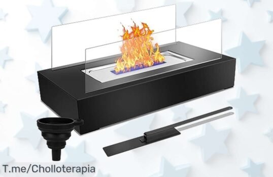 Dreamhigh chimenea de bioetanol con llama sin olores y 150 min fuego continuo un super chollo con descuento brutal oferta nunca vista corre por tu precio de ganga