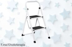 Escalera TLovendo plegable antideslizante con precio loco y descuento brutal aprovecha este super chollo único antes de que se agoten las unidades actúa ya