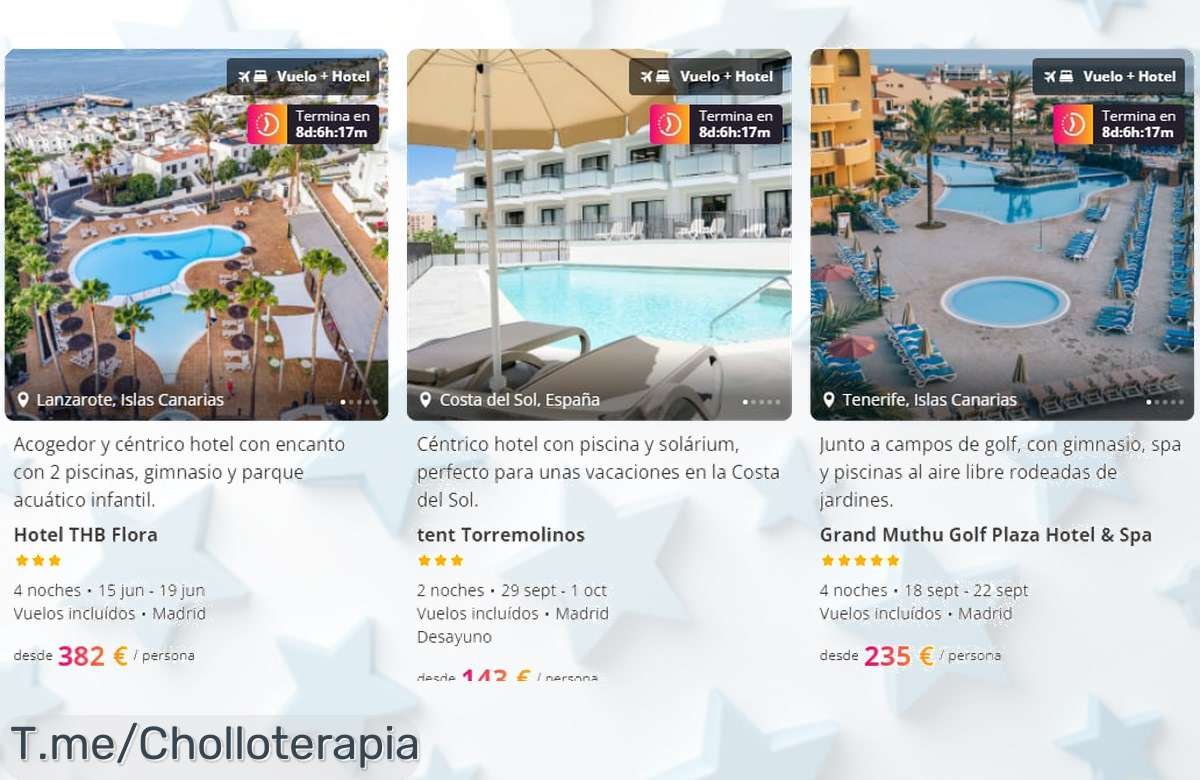 Escapada soñada con descuento brutal en vuelo y hotel disfruta del sol o la ciudad a precio loco aprovecha este ofertón único plazas limitadas compra ya