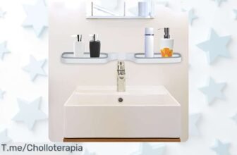Estante de ducha que gira 180° sin taladrar con descuento brutal disfruta del super chollo para tu baño y aprovecha este ofertón único antes de que se acabe