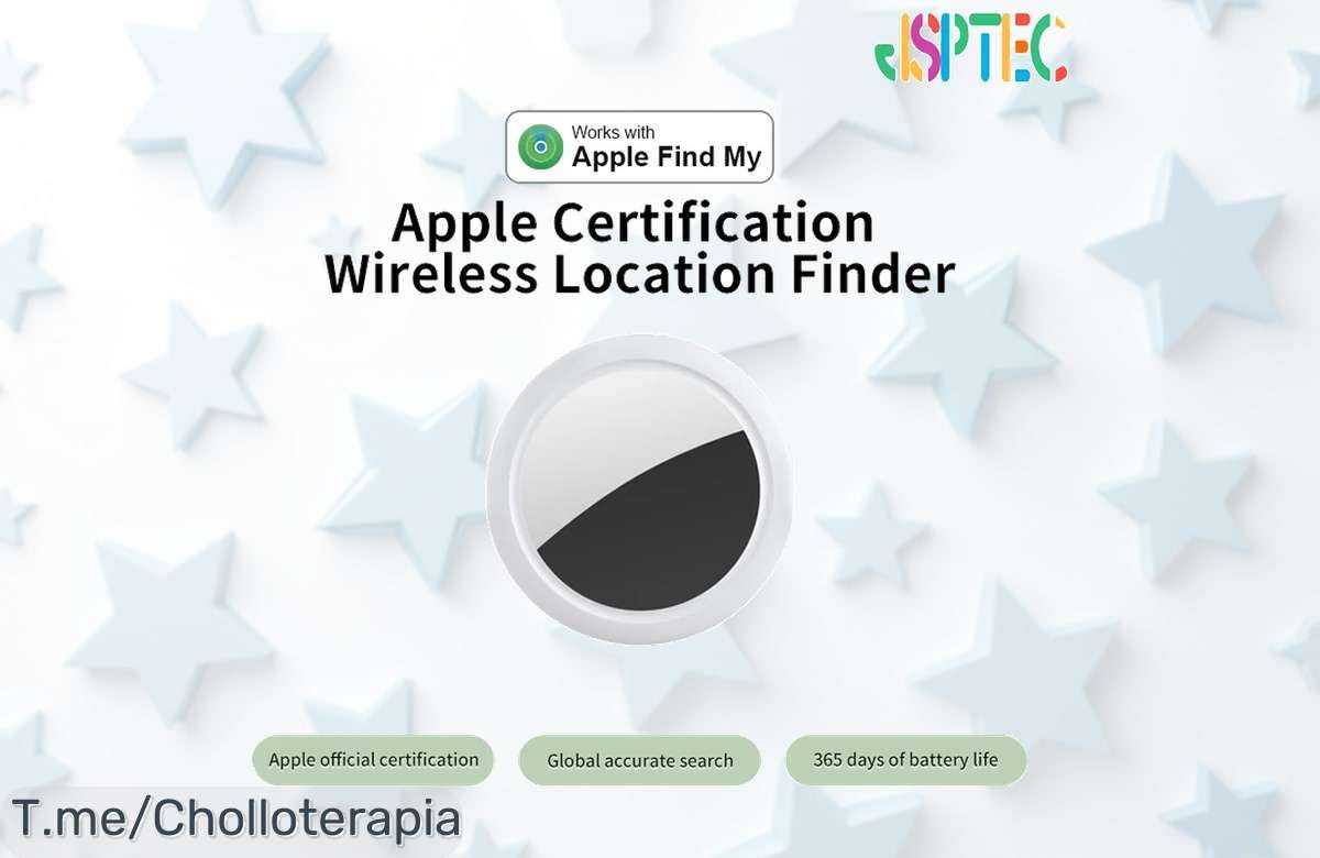 Etiqueta GPS Bluetooth compatible con Apple Find My sonido y alarma sin perder nada nunca antes un precio loco ofertón de ganga súper descuento brutal corre no esperes más