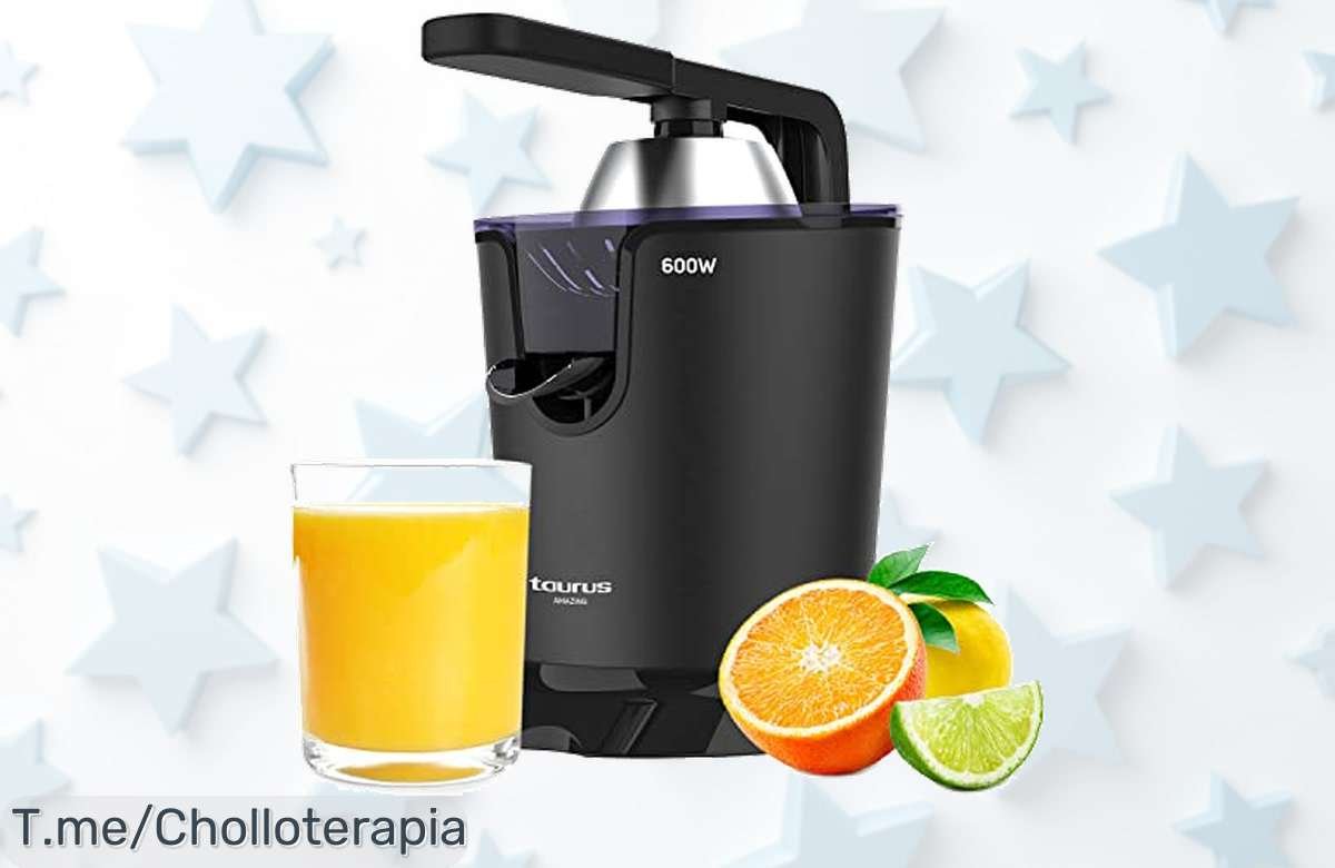 Exprime al máximo con el Taurus Amazing SQ601X motor profesional que saca todo el zumo sin líos ¡aprovecha este ofertón nunca visto a precio loco y corre que vuelan!