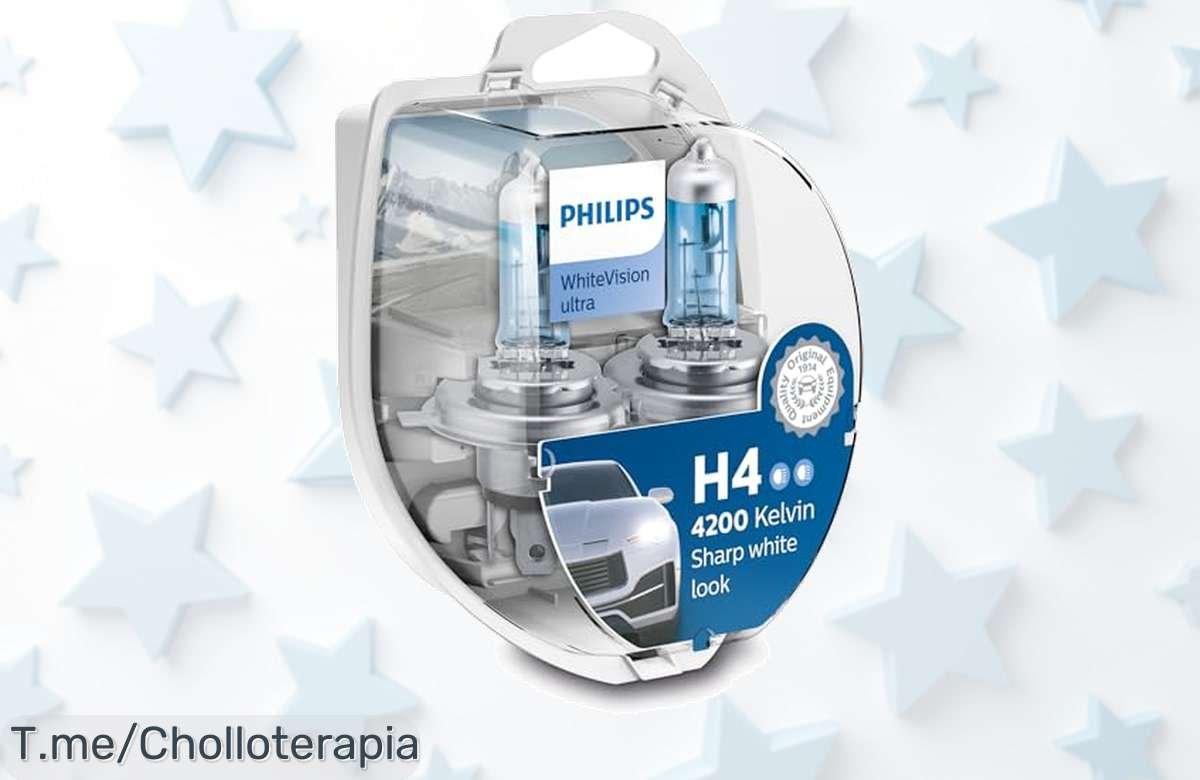 Faros Philips WhiteVision H4 con luz xenón 4200K en super chollo precio de ganga nunca visto disfruta visión clara y estilo único oferta limitada corre antes que se agote