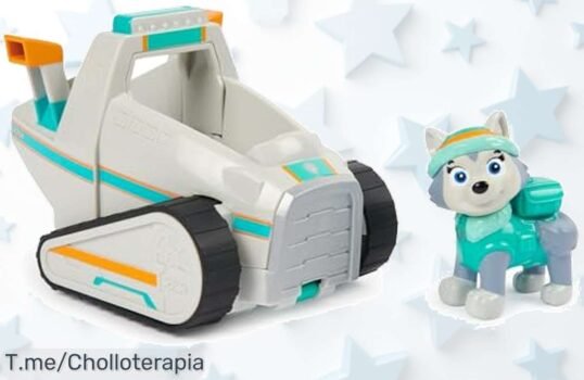 Figura Everest y vehículo quitanieves de Paw Patrol con detalles realistas precio de ganga y descuento brutal corre ya porque este ofertón nunca visto vuelan las unidades