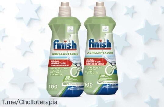 Finish abrillantador lavavajillas 2x100 lavados super chollo con precio loco para vajilla extra brillante y seca aprovecha este ofertón único antes que desaparezca