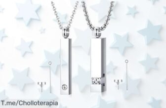 Finrezio colgante urna para cenizas sellado y resistente al agua con diseño único y circonita cúbica super chollo precio loco descuento brutal no te lo pierdas compra ya