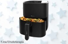 Freidora de aire Cecotec 5,5L con tecnología top para cocinar sano y rápido disfruta este ofertón con descuento brutal precio loco que no puedes dejar escapar actúa ya