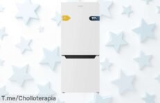 Frigorífico combi blanco con 117L y puerta adaptable a precio loco para enfriar rápido sin preocupaciones aprovecha este ofertón único y descuento brutal ¡corre que vuelan!